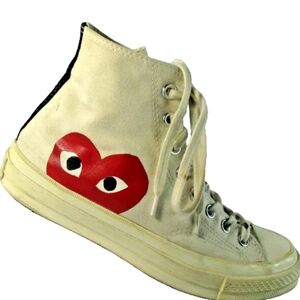 Converse X Play Chuck 70 High Sneaker Shoe Comme Des Garcons Women's Size 9